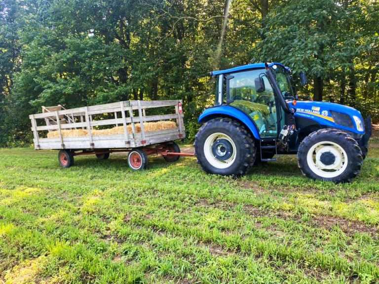 apple orchard hay ride at northhill orchard